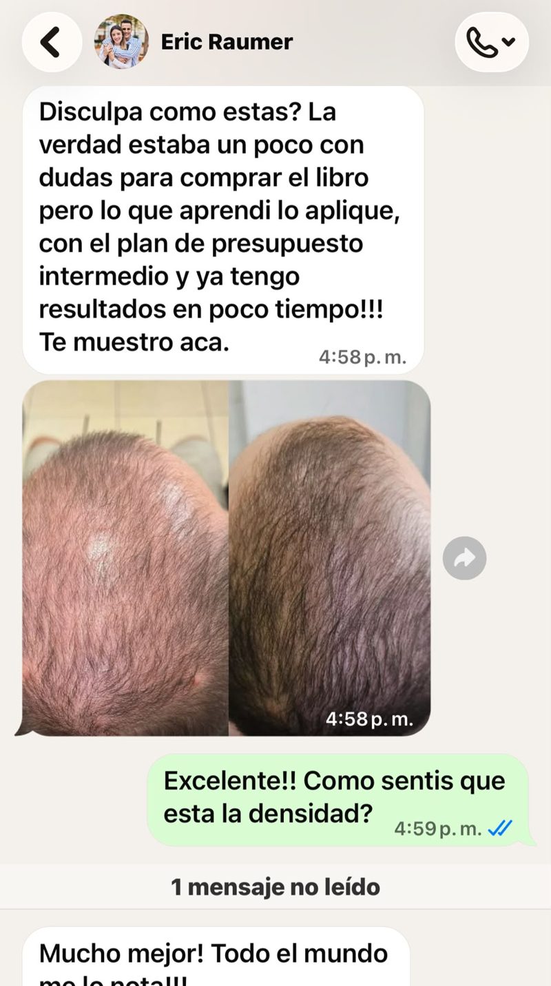 Mensaje de WhatsApp de un cliente de Capideex